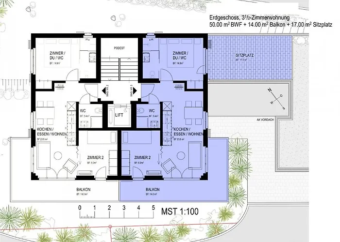 Panoramapark Soleil F Silbermond Апартаменты Венген